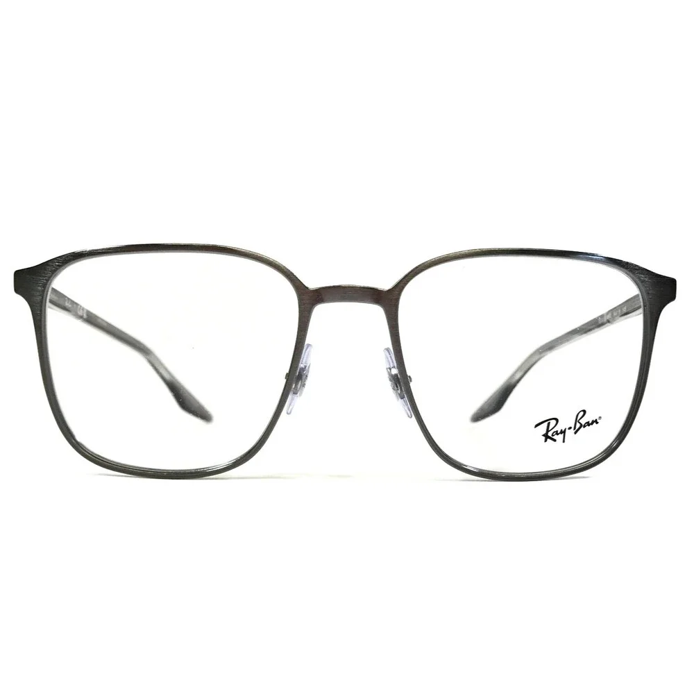 Ray-Ban Eyeglasses Frames RB6512 2553 Grey Silver Square Full Rim 54-19-145